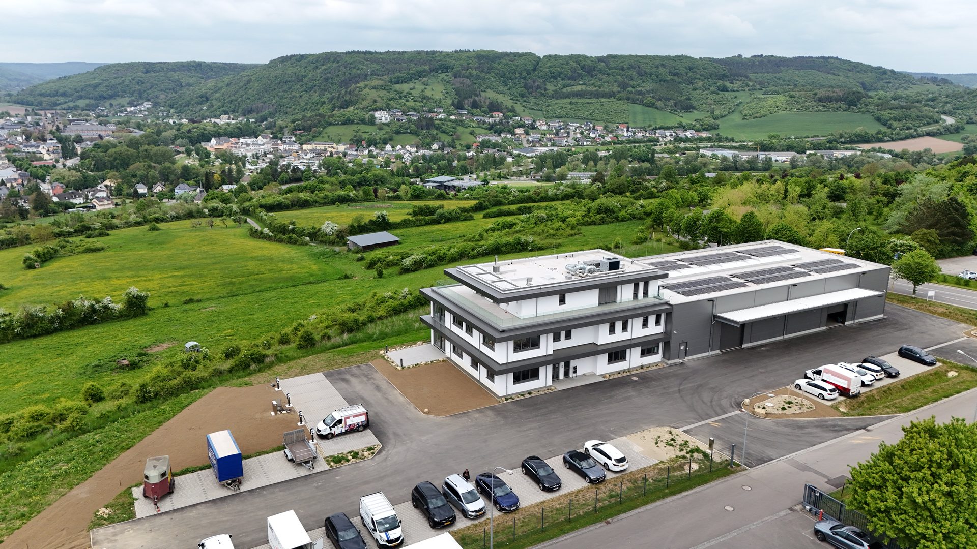 Firmengebäude LUXCUISINES in Echternach