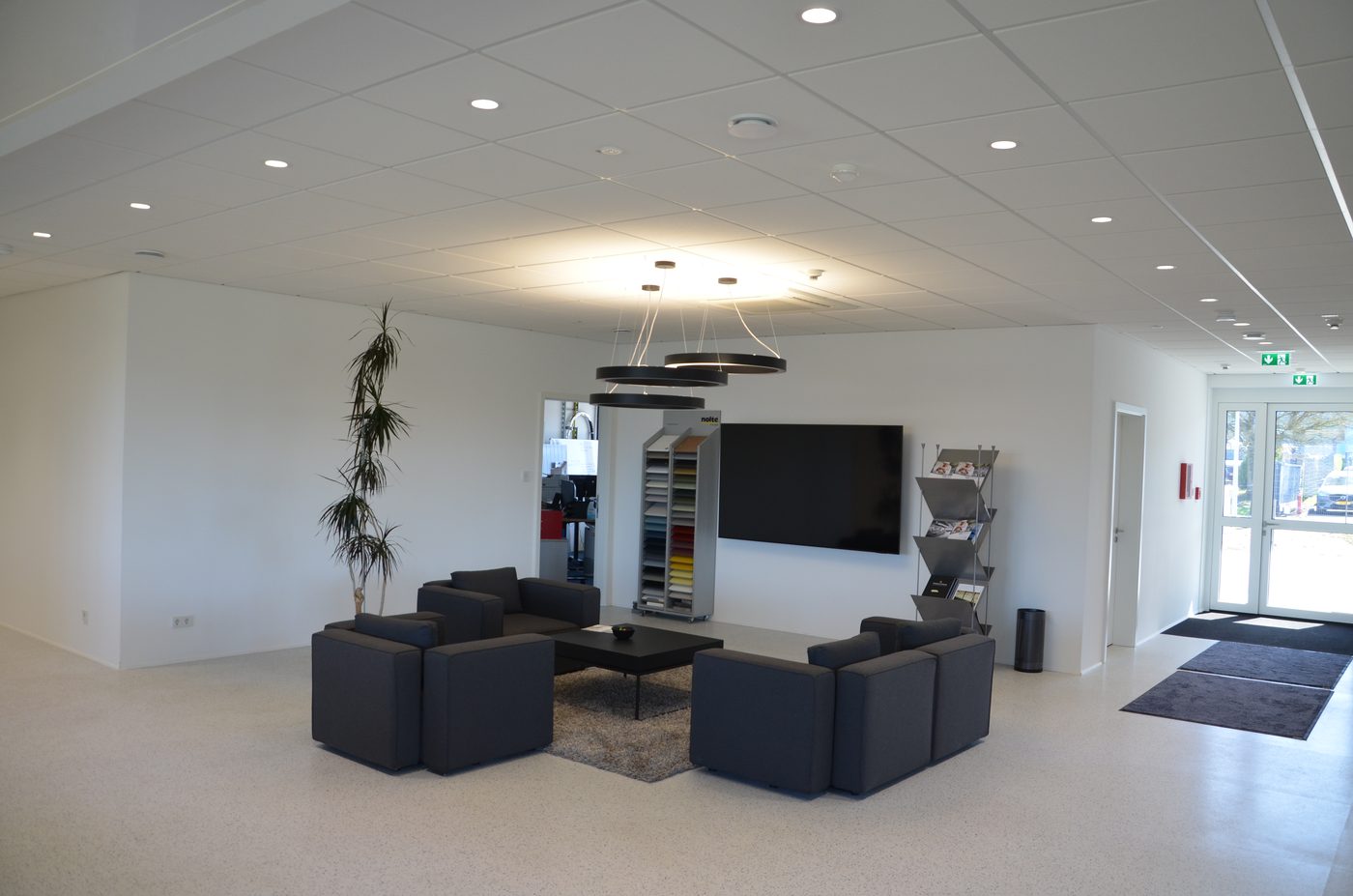 Empfang und Showroom